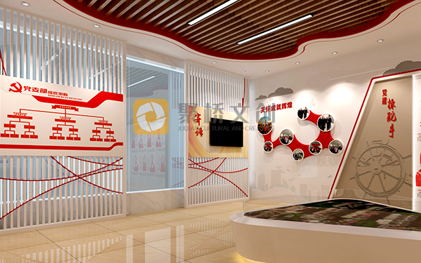 廣東紅色黨建展廳設計說明，傳承優秀紅色基因