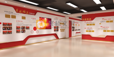 廣州紅色主題展館設(shè)計效果圖，讓紅色文化在新時代煥發(fā)新光彩